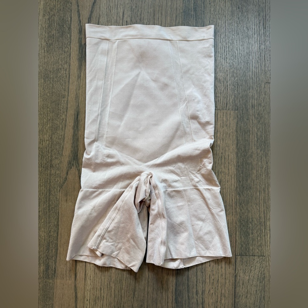 Spanx OnCore High Waisted-Mid Thigh Sculpting Shapewear-Nude-Size Small